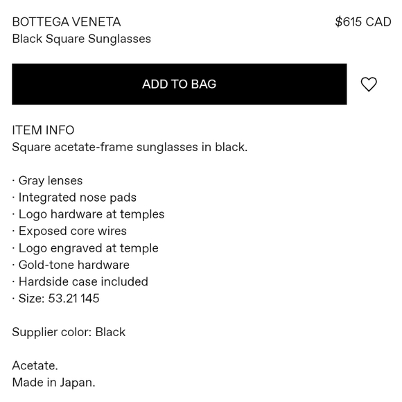 NWT Bottega Veneta Sunglases - Picture 8 of 13